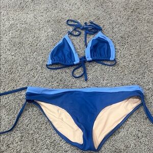 Jcrew blue bikini